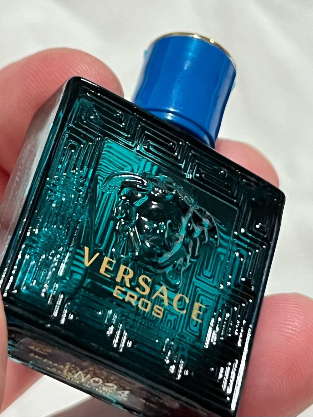 Bottle of Versace Eros perfume .17 oz